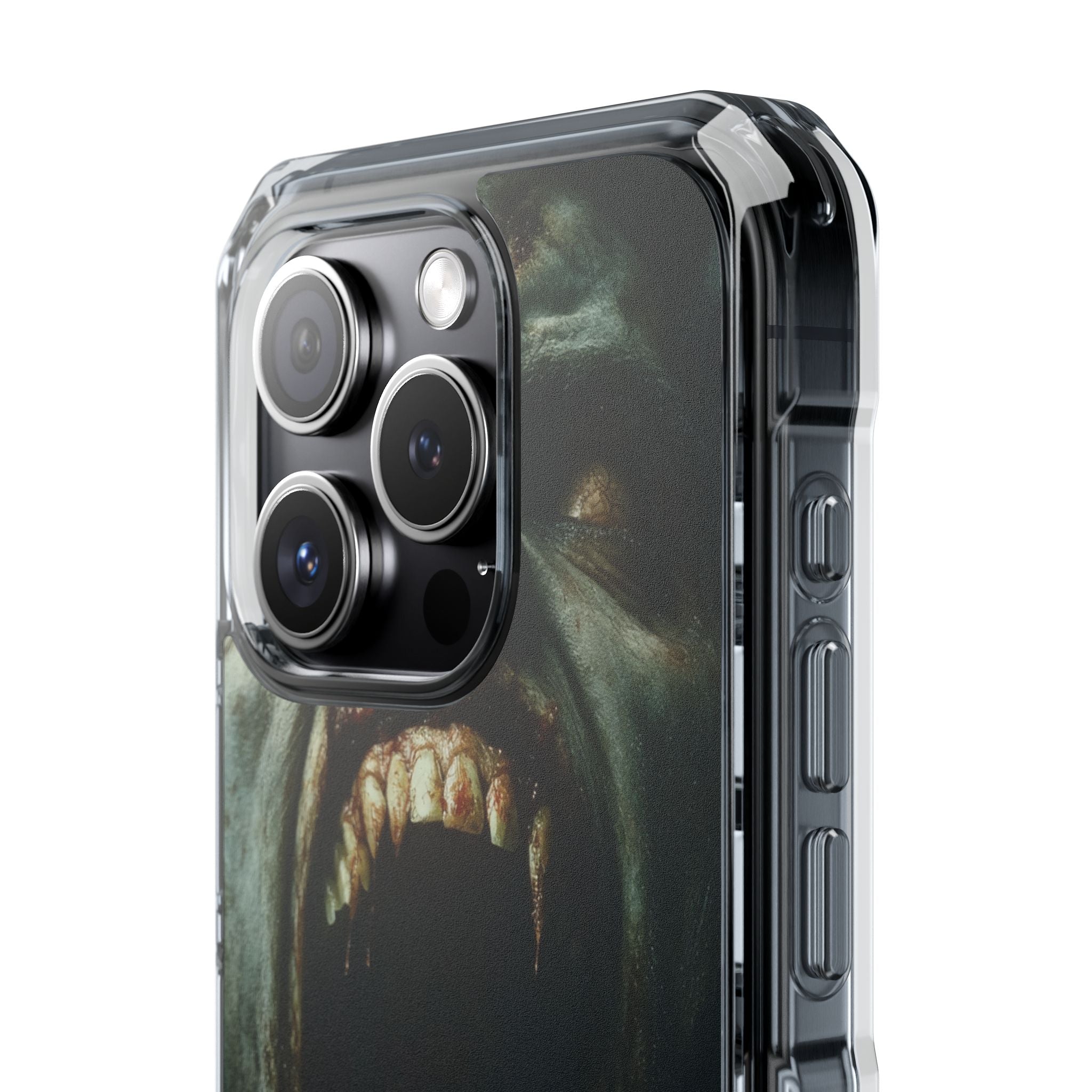 Gothic Wail of Decay iPhone 15 - Clear Impact Phone Case