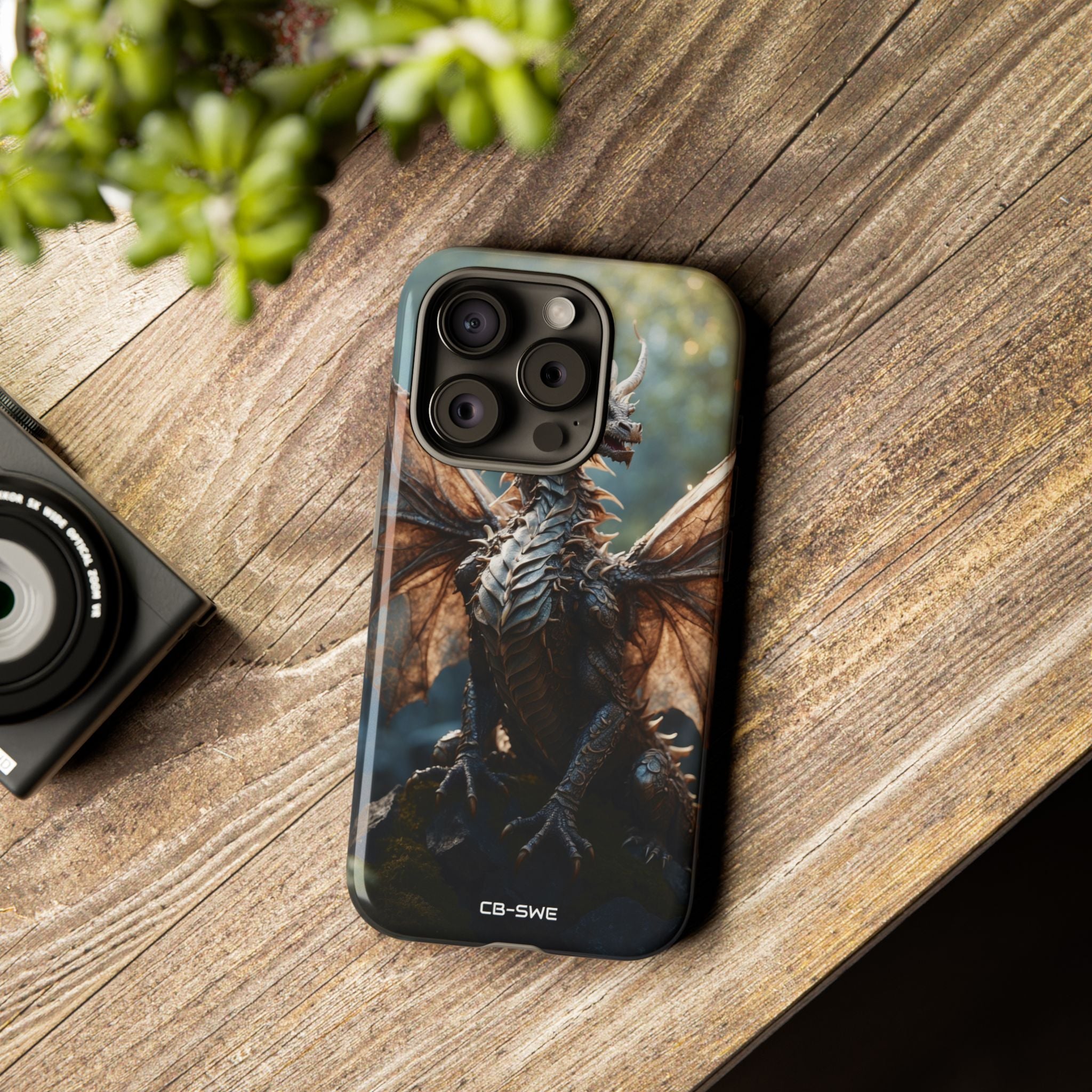 Majestic Dragon Glows - iPhone Case