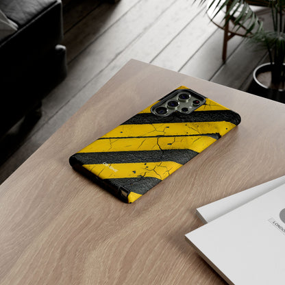 Cracked Hazard Lines - Samsung Case