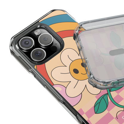 Joyful Retro Bloom iPhone Case - Impact