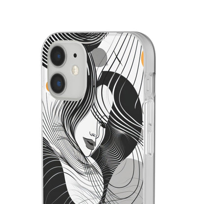 Fluid Noir Rhythm | Flexible Phone Case for iPhone