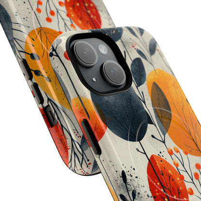 Vibrant Leaf Harmony iPhone 15 | Tough+ Phone Case