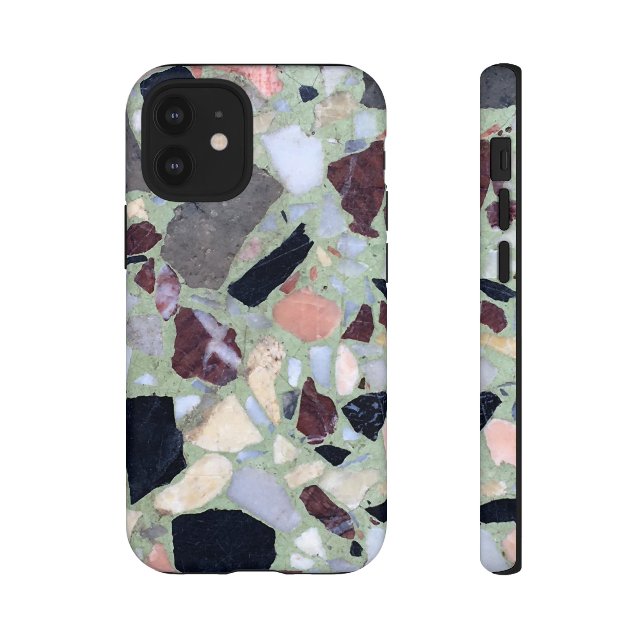 Terrazzo in Green - Protective Phone Case