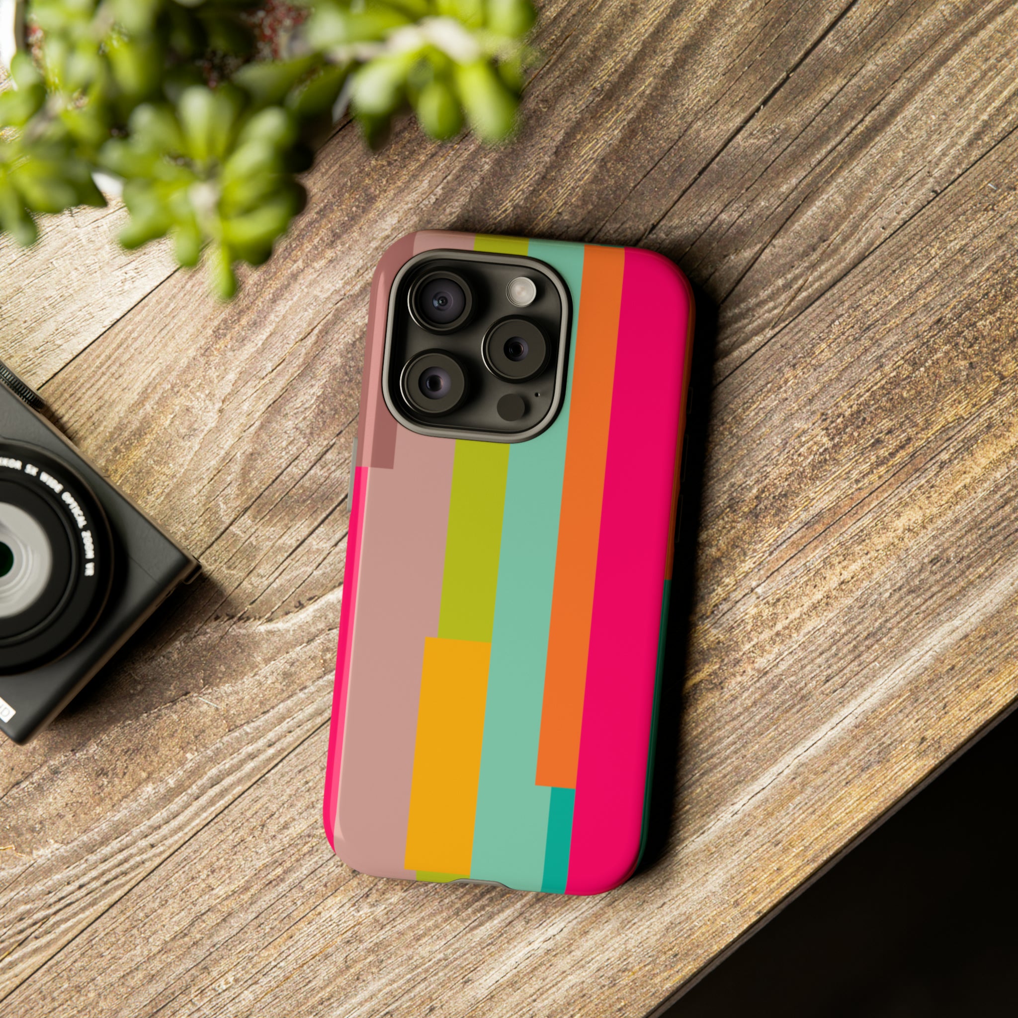 Geometrical Colorful - Protective Phone Case