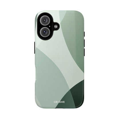 Flowing Green Harmony - iPhone Case