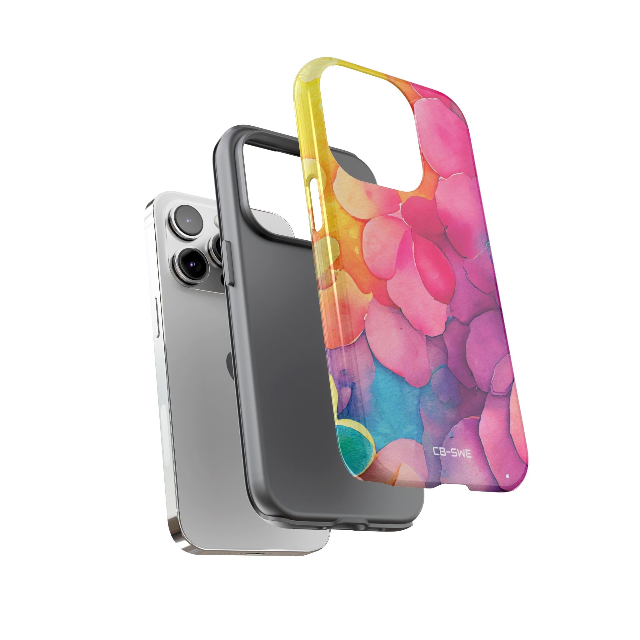 Vibrant Petal Fusion - iPhone Case