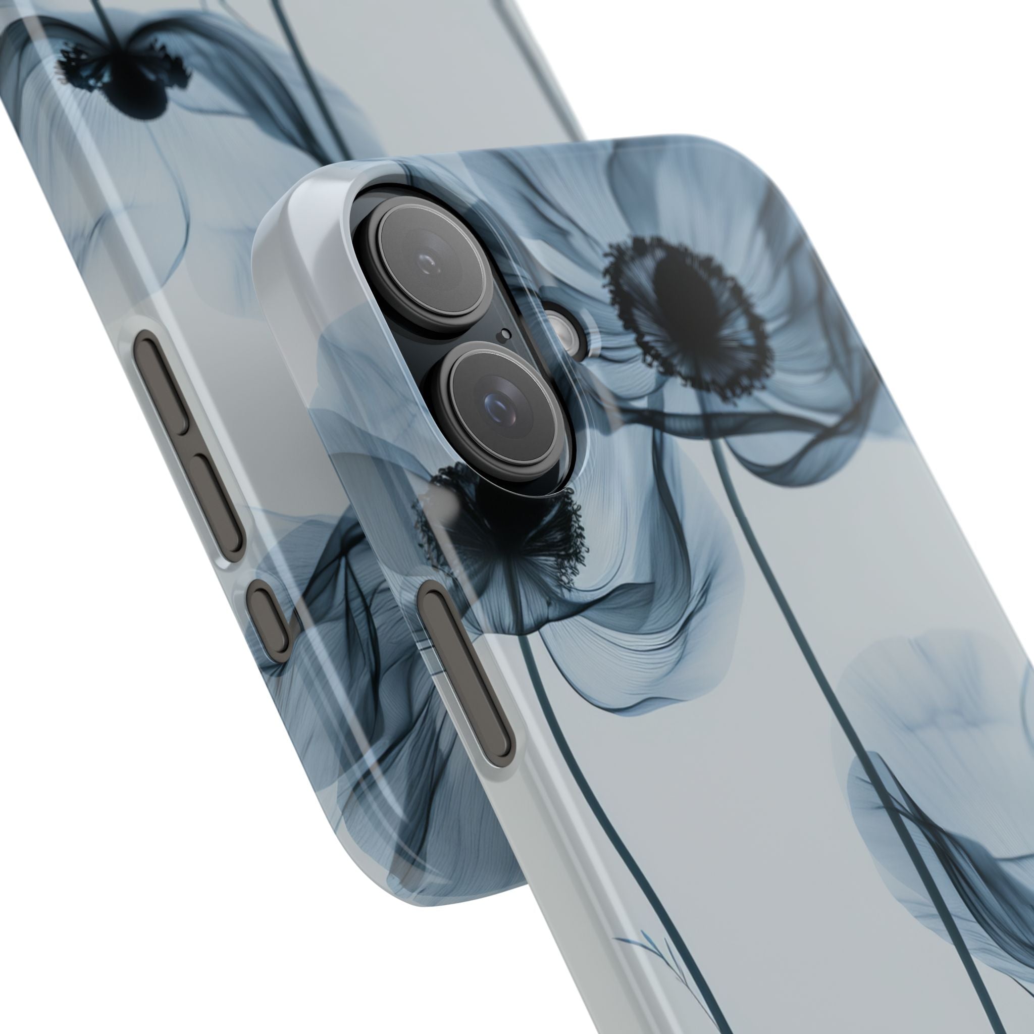 Ethereal X-Ray Flowers iPhone 16 - Slim Phone Case