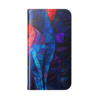 Stained Glass Cat - iPhone 16 Pro Case - Wallet