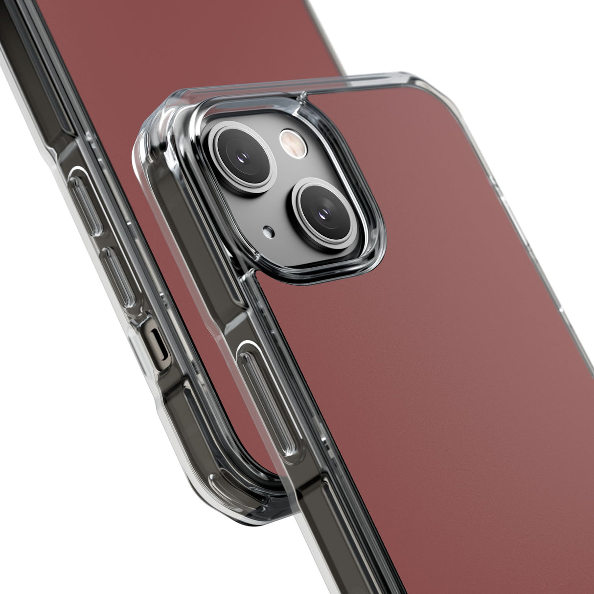 Marsala Hue | Handyhülle für iPhone (Clear Impact Case – magnetisch)