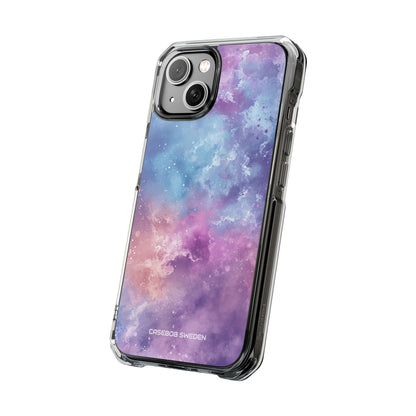 Cosmic Nebula Swirls - Clear Impact iPhone 14 Phone Case