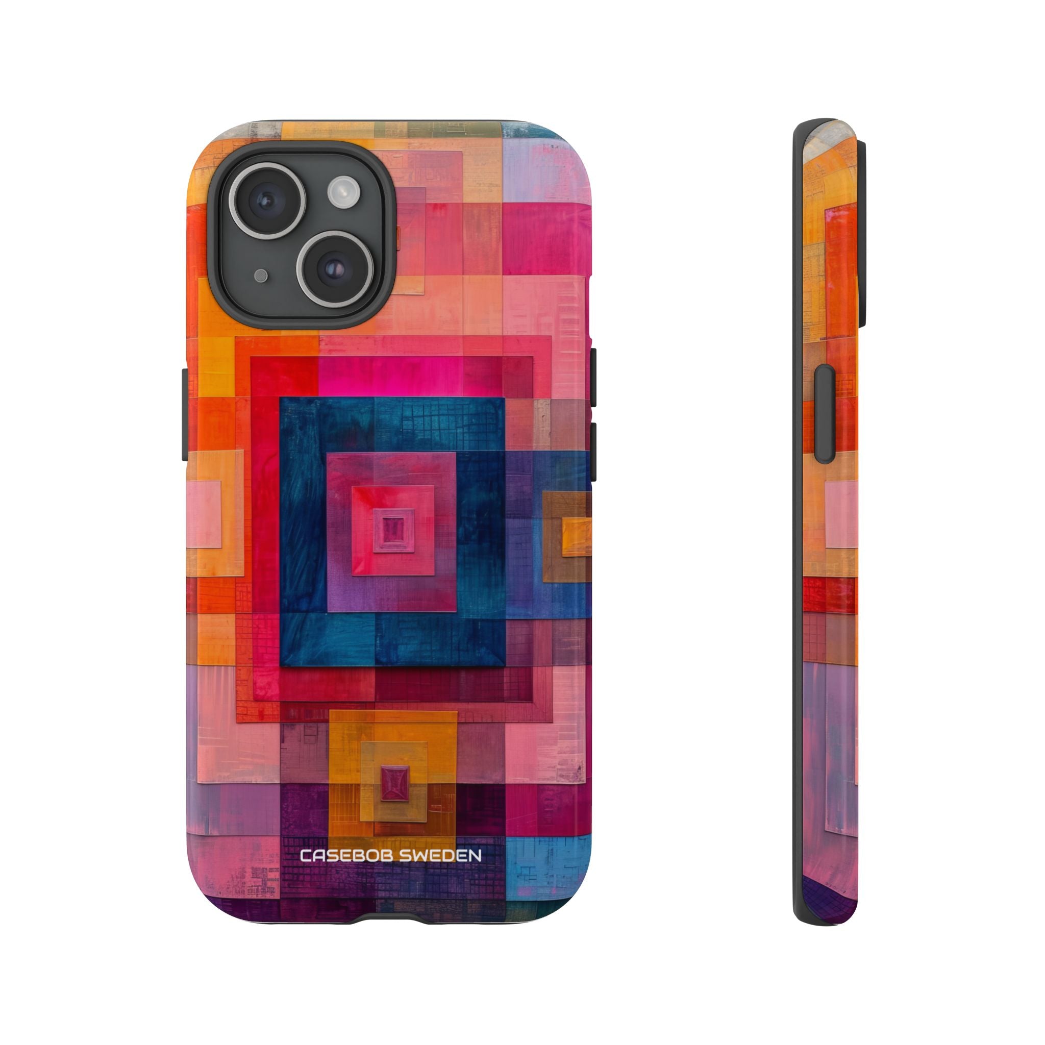 Vibrant Geometry - Tough iPhone 15 Phone Case