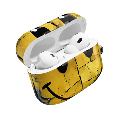 Cracked Smiley - AirPods Case