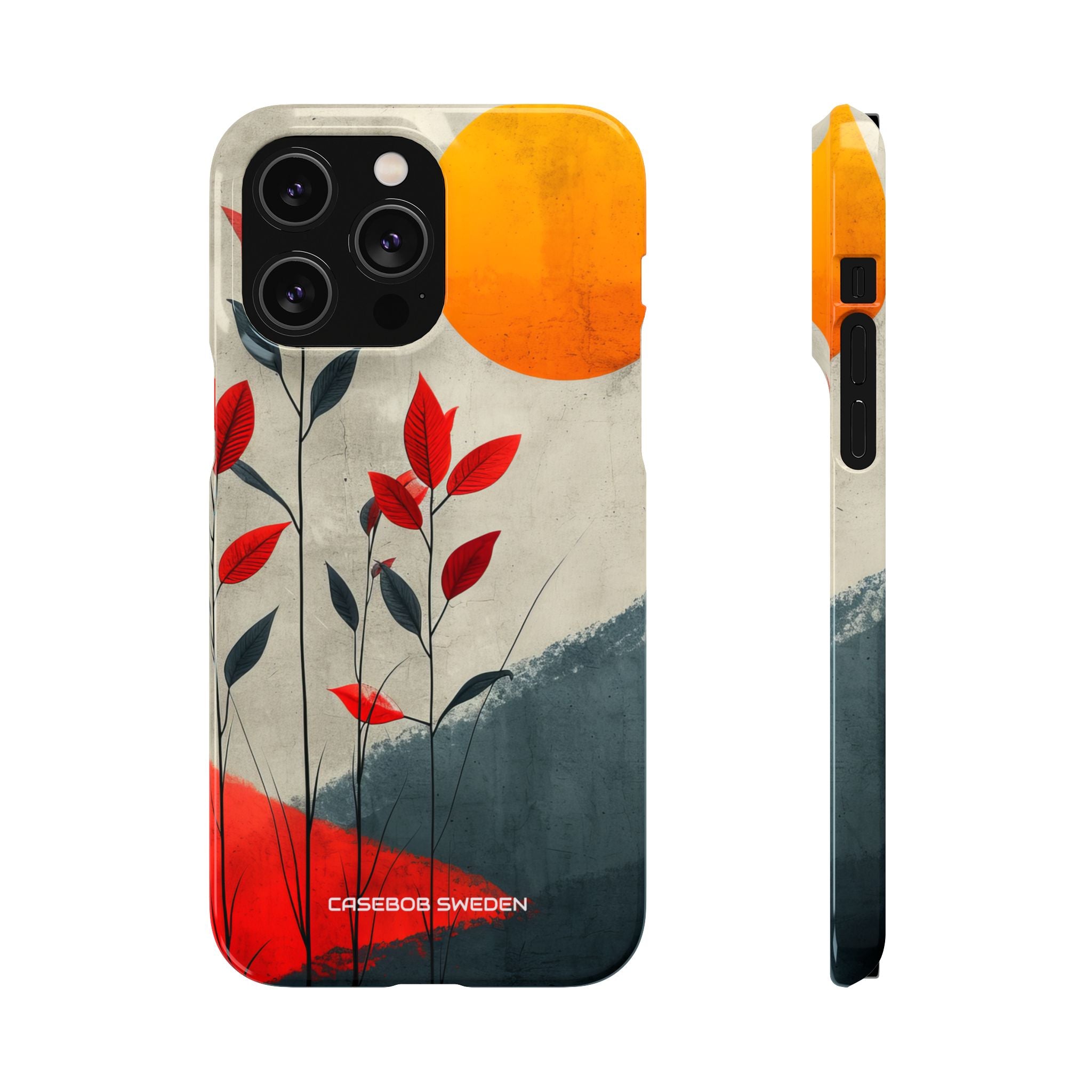 Gray Sunscape - Slim iPhone 14 Phone Case