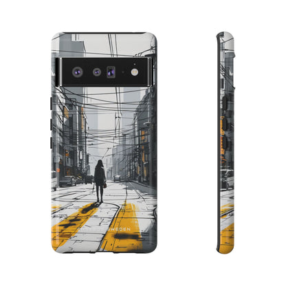 Urban Noir Streetscape Google Pixel 6 - Tough Phone Case