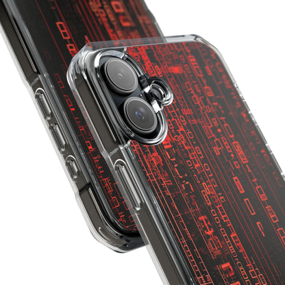 Neon Circuit Dreams iPhone 16 - Impact Clear+