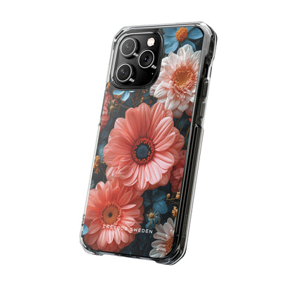 Surreal Floral Harmony iPhone 14 - Clear Impact Phone Case