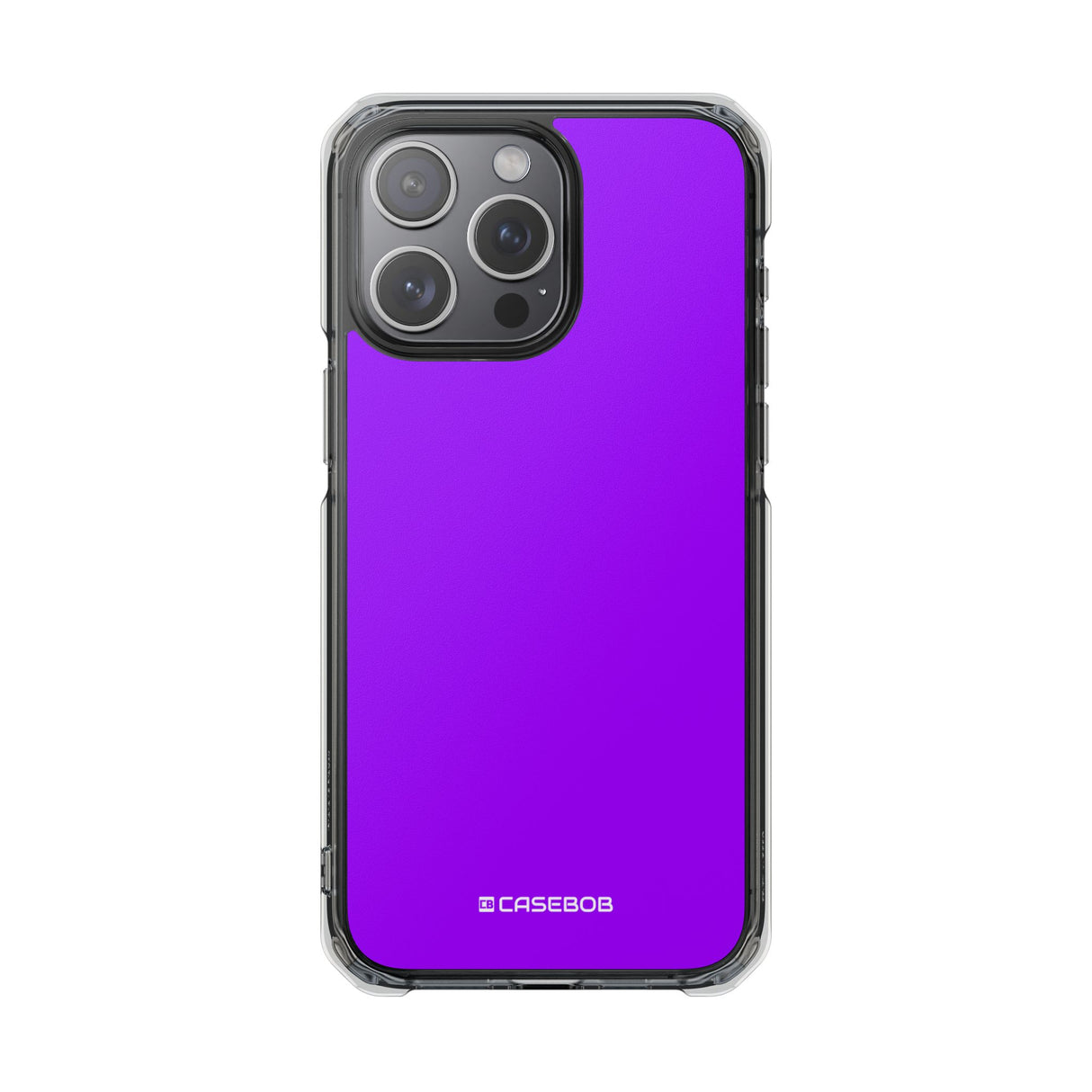 Vivid Violet | Handyhülle für iPhone (Clear Impact Case - Magnetisch) 