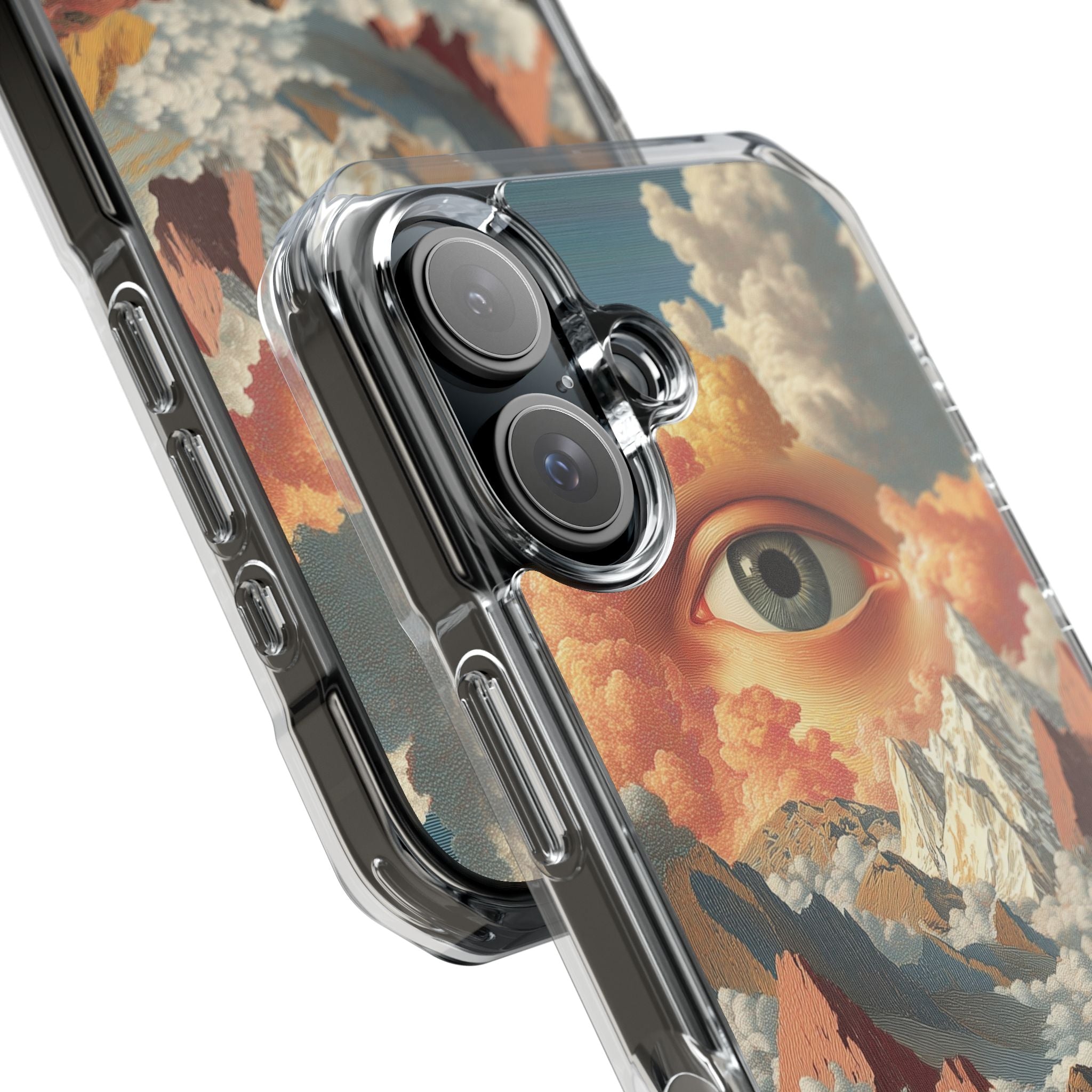 Eye Reflects Mountains iPhone Case - Impact