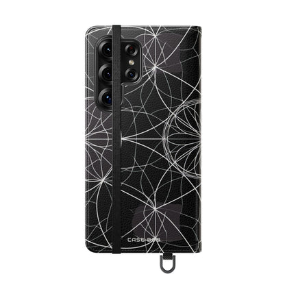 hvid mandala glans - Samsung S25 Ultra case - pung