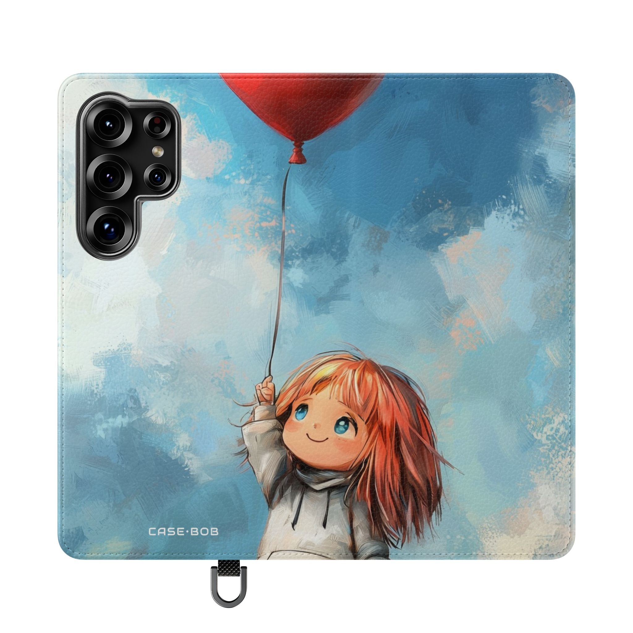Heart Balloon Glow - Samsung S25 Ultra Case - Wallet