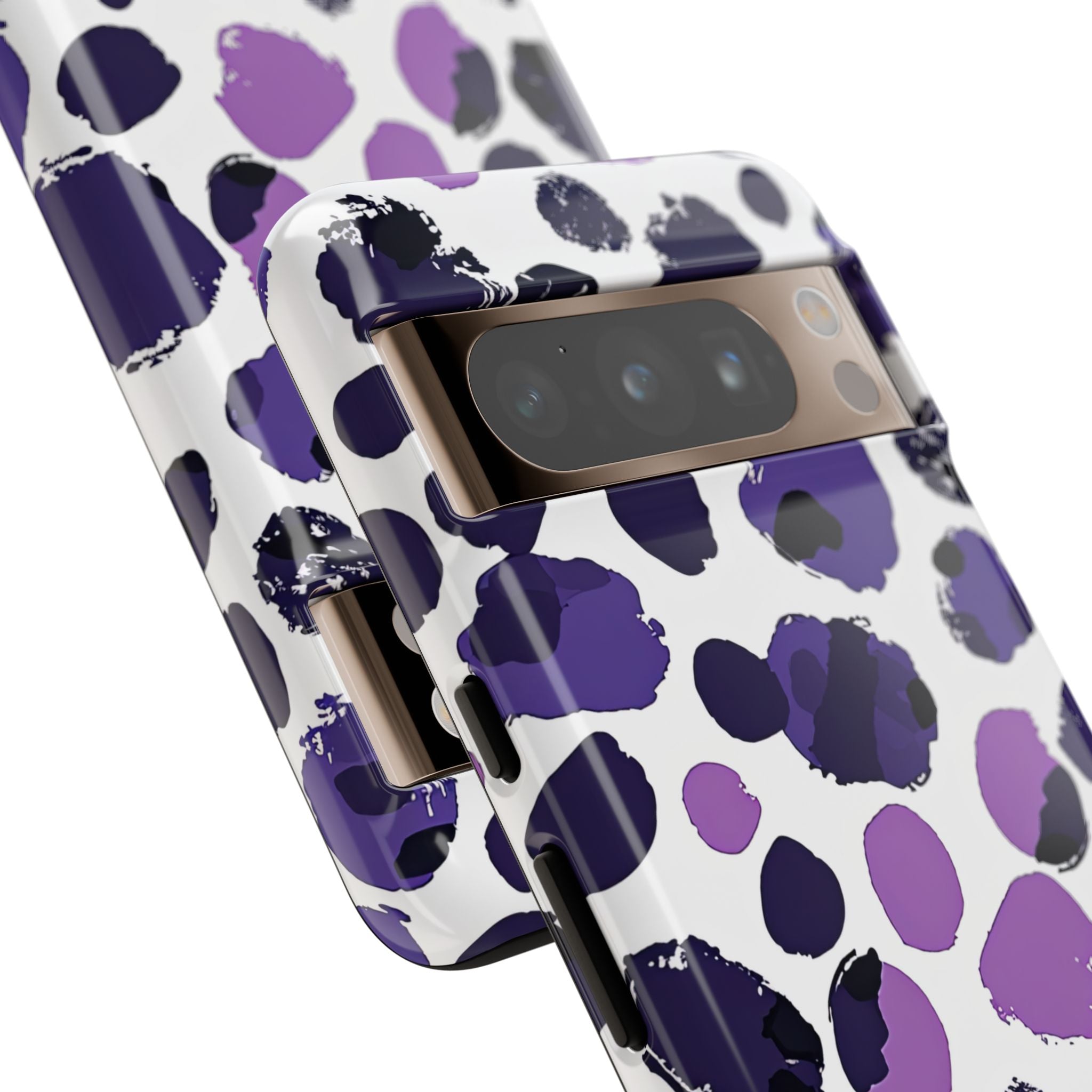 Purple Inkblots Google Pixel 8 - Tough Phone Case