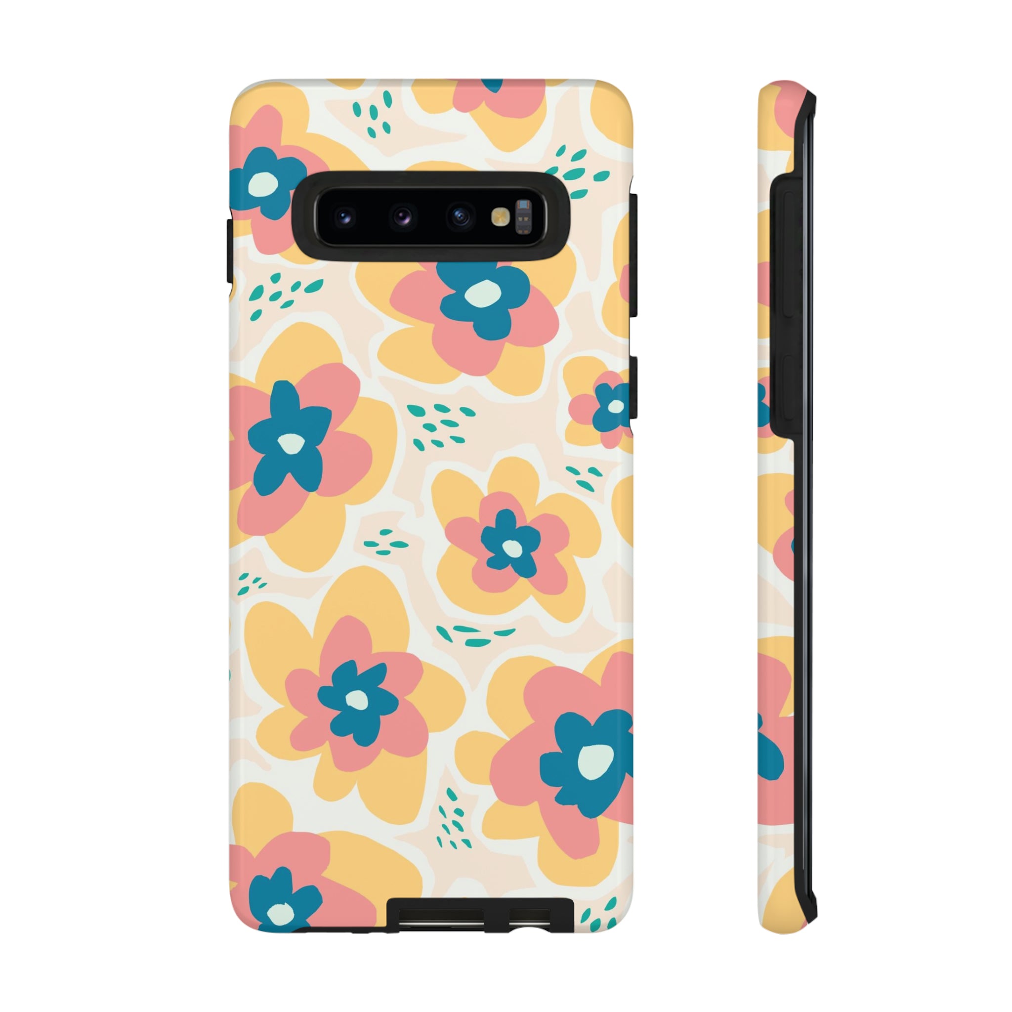 Yellow Happy Flower - Protective Phone Case