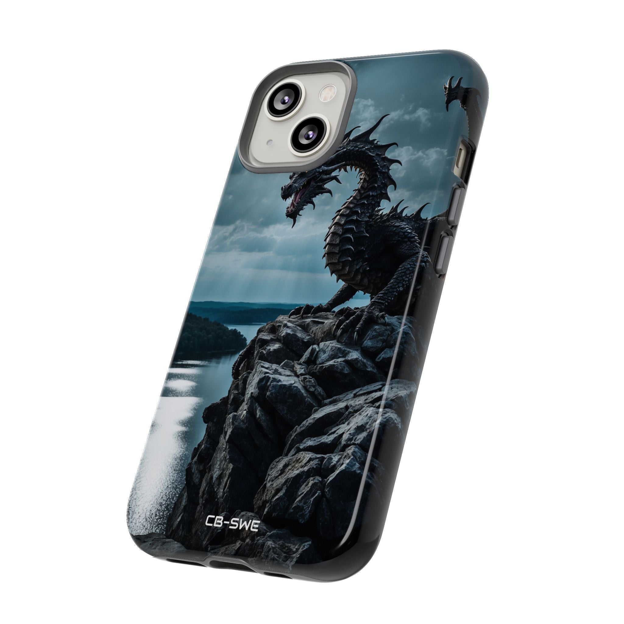 Dragon Soars Moonlight - iPhone Case
