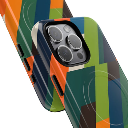 Diagonal Blaze iPhone 15 Pro Max Case - Tough+