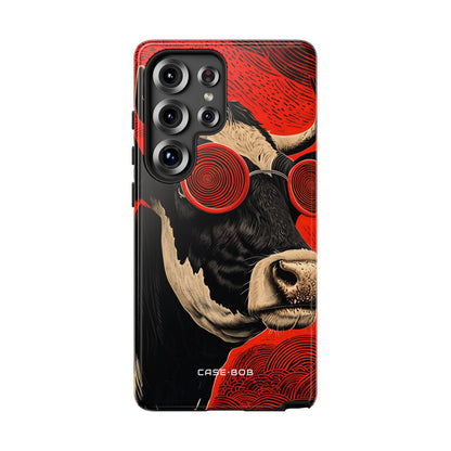 Hypnotic Cow Samsung S25 Ultra Case - Tough