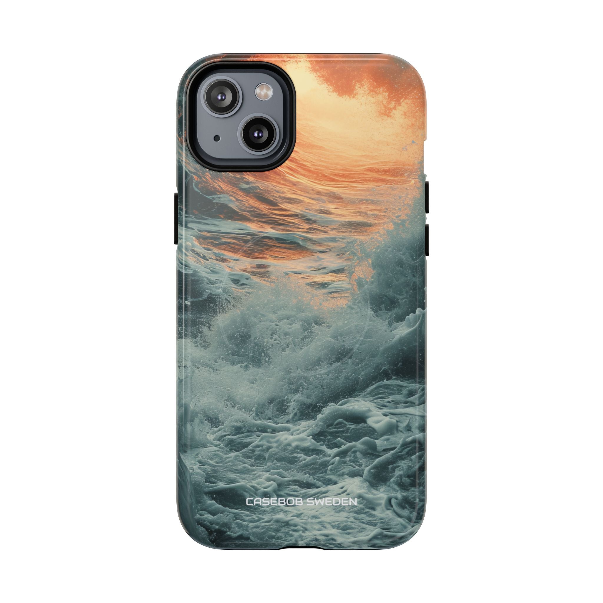 Fiery Wave Power - Tough + MagSafe® iPhone 14 Phone Case