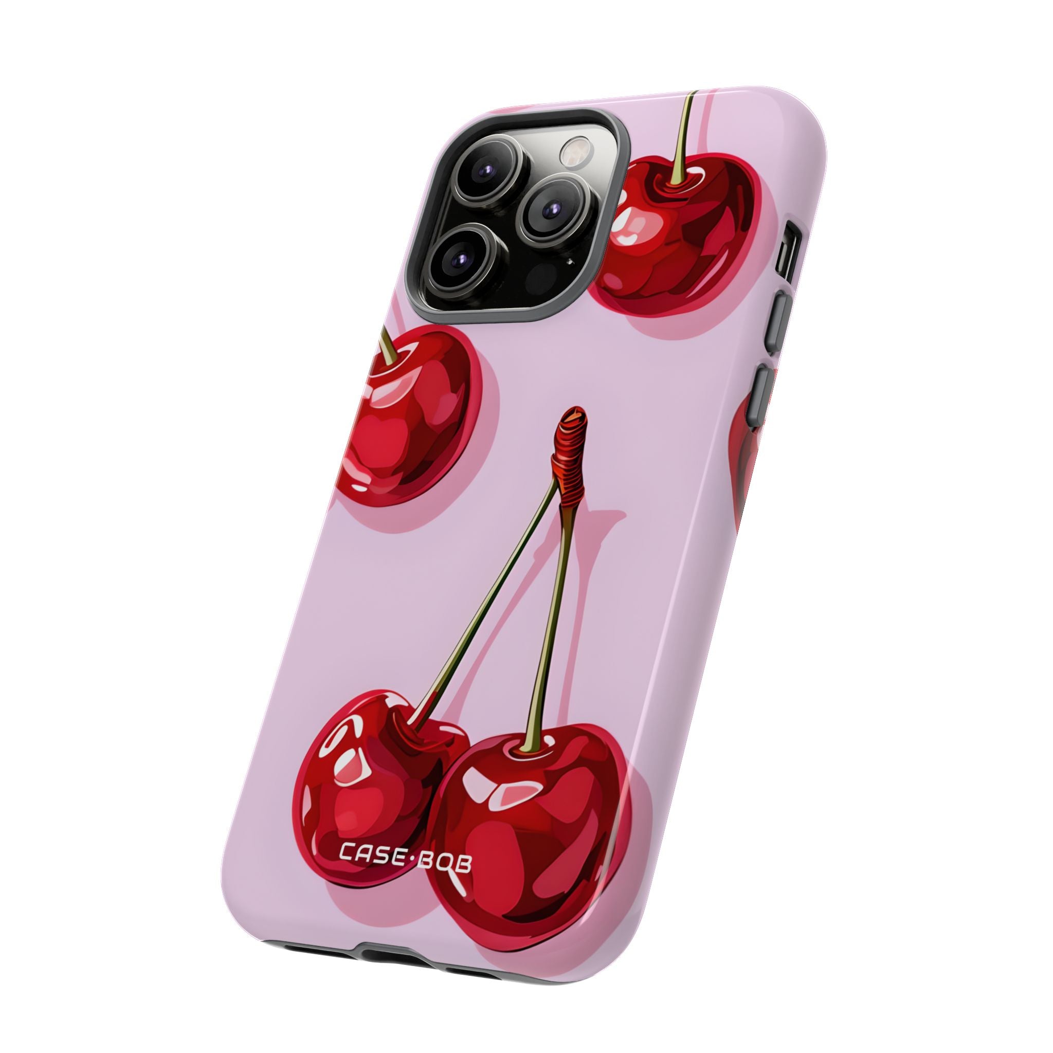 Glossy Cherry Burst iPhone 14 Pro Max Case - Tough