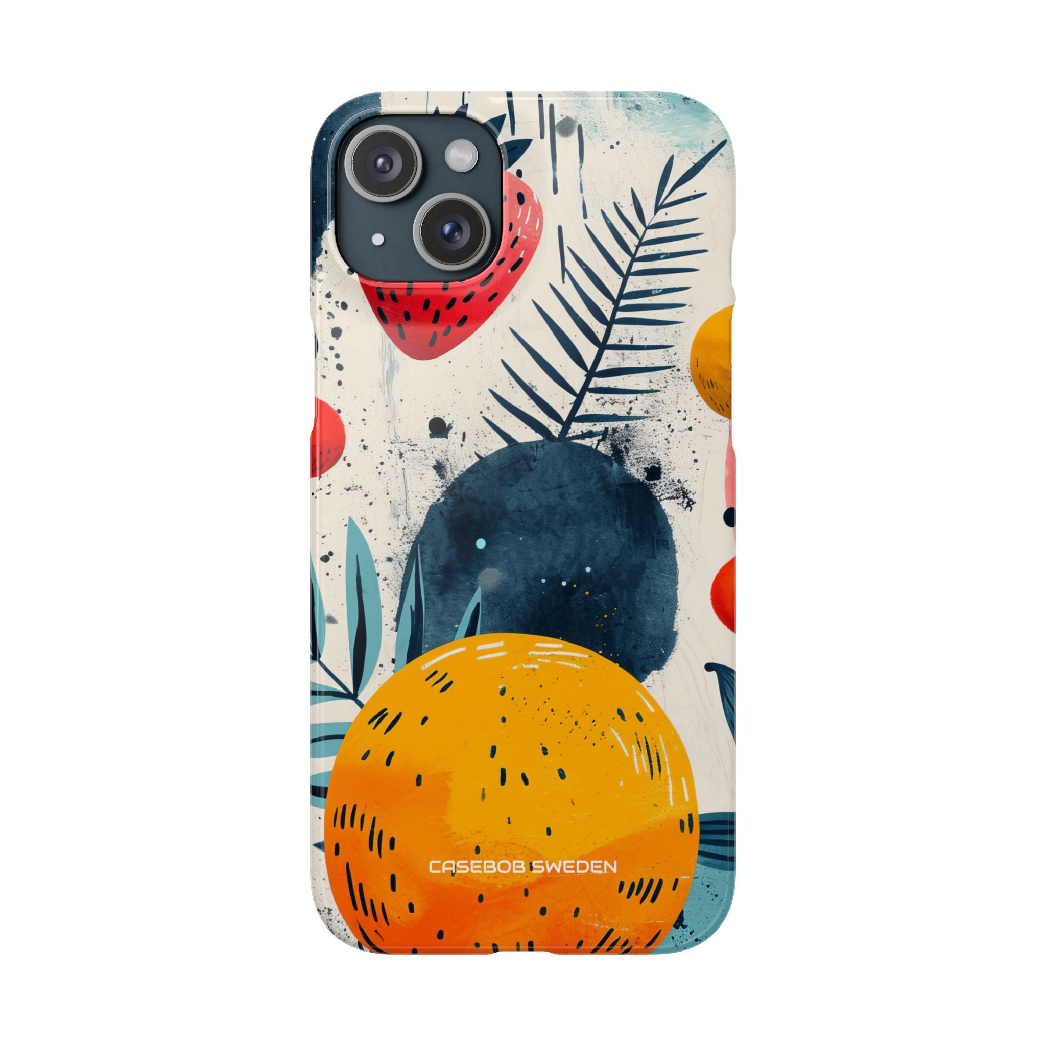 Vibrant Fruit Canvas - Slim iPhone 15 Phone Case