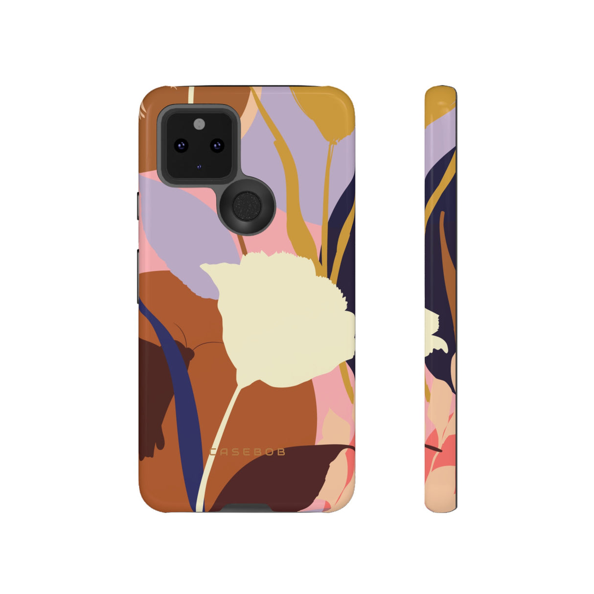 Summer Flower Silhouette iPhone case (Protective) - Protective Phone Case