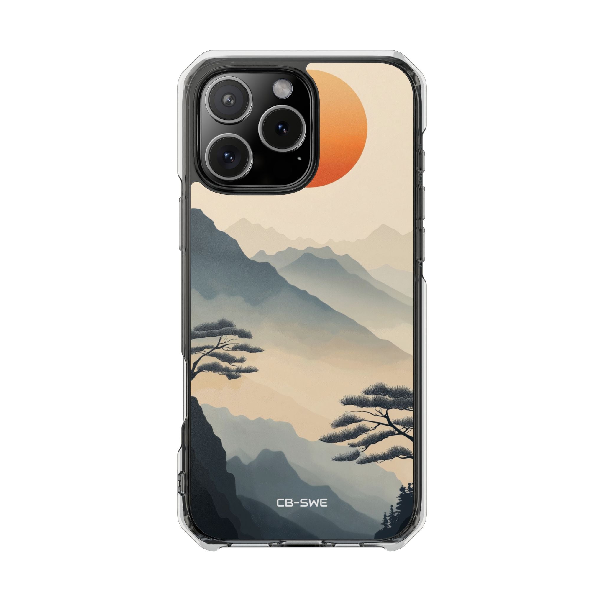 Mountains Embrace Sun iPhone Case - Impact