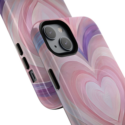Radiant Heartbrush iPhone 14 Plus Case - Tough+