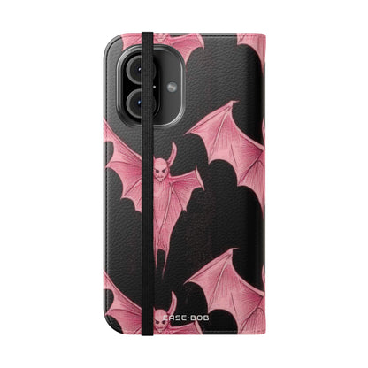 Pink Batwave - iPhone 16  Case - Wallet