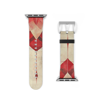 Crimson Bloom - Watch Band