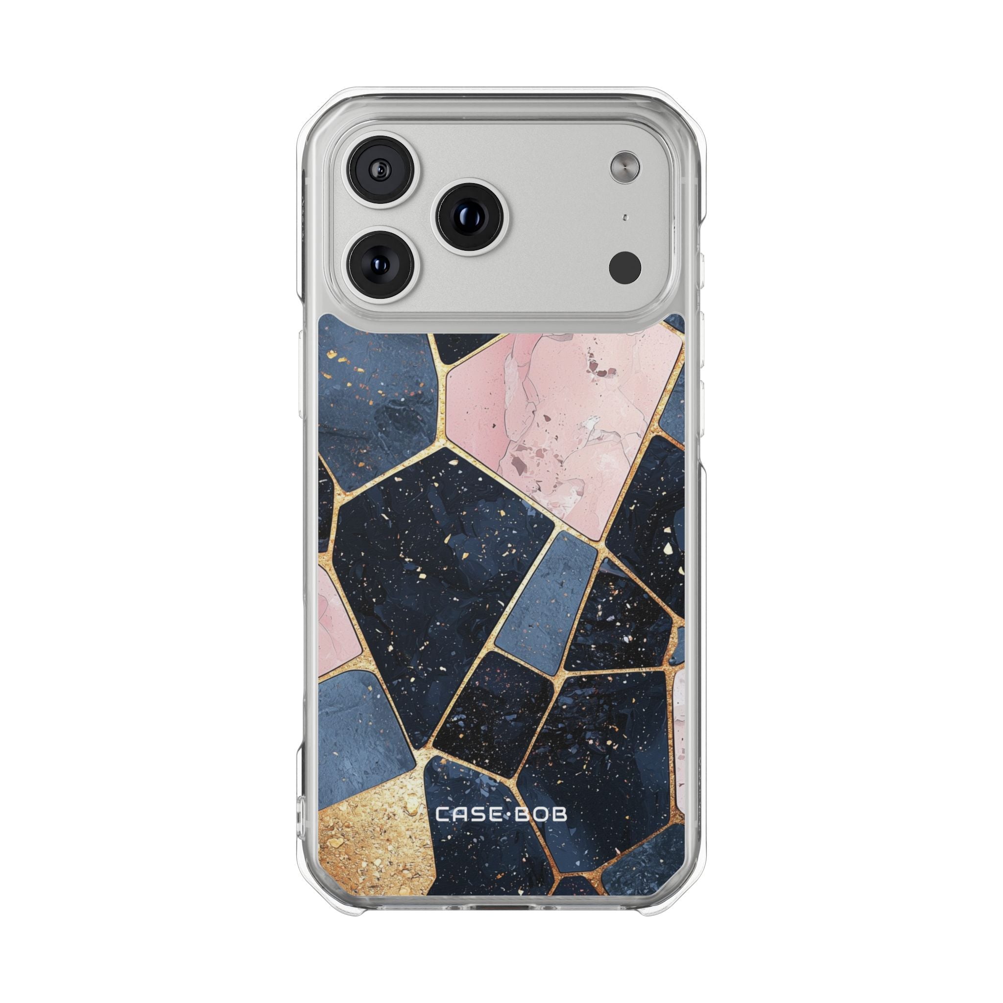 Gold Vein Mosaic iPhone 17 Pro Max Case - Impact