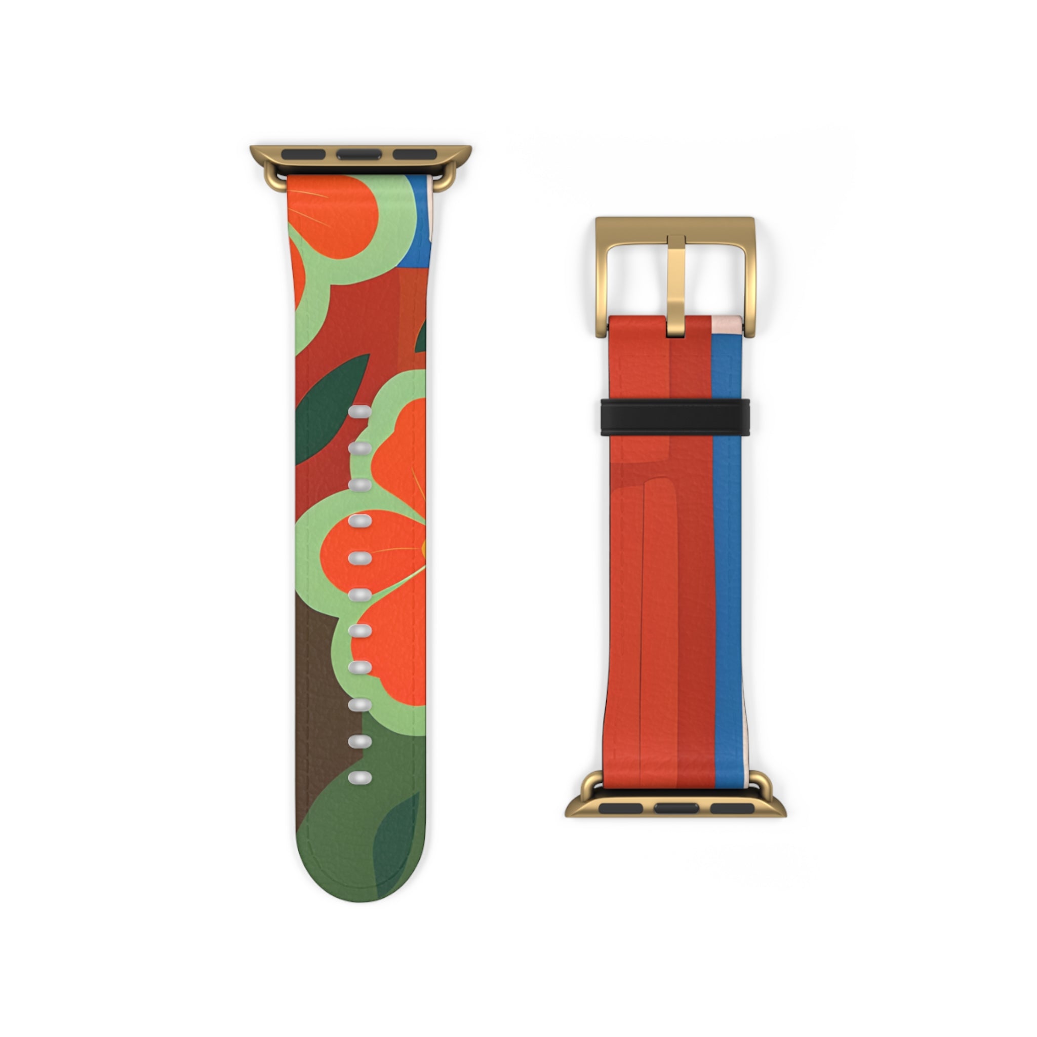 Orange Blossom Mosaic - Watch Band