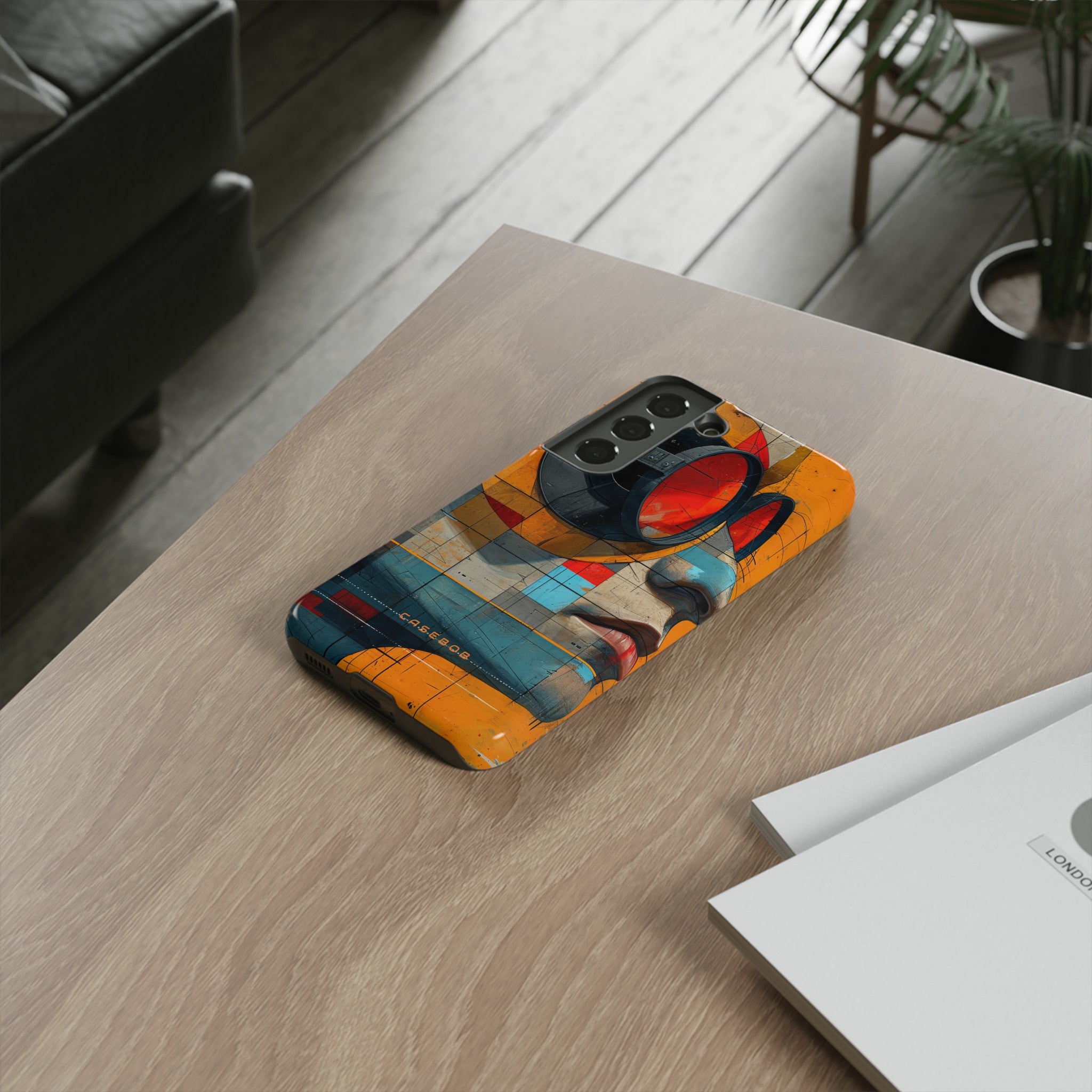 Cartoon Geometry Fusion - Protective Phone Case