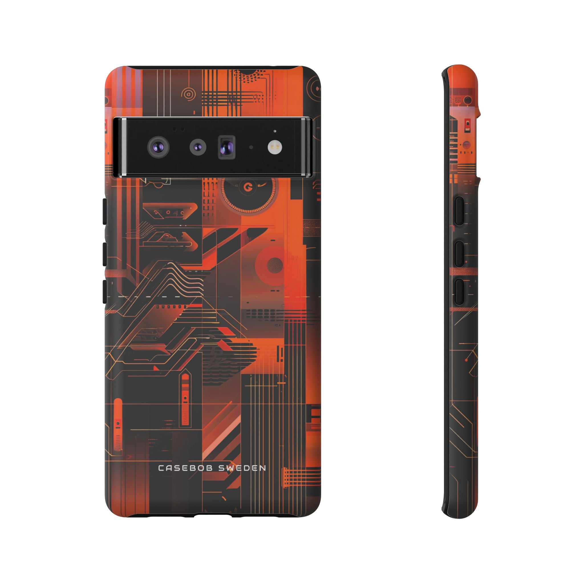 Gradient Circuitburst Google Pixel 6 - Tough Phone Case