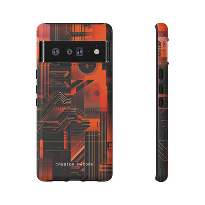 Gradient Circuitburst Google Pixel 6 - Tough Phone Case