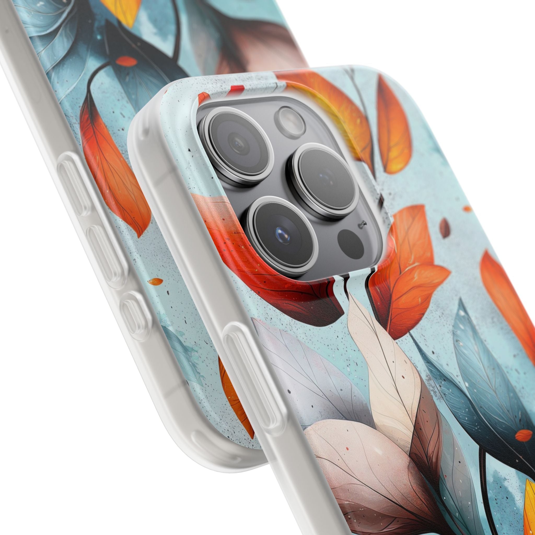 Crimson Veins iPhone 15 Pro Case - Soft