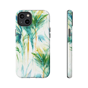 Watercolor Tropical Trees - Protective Phone Case