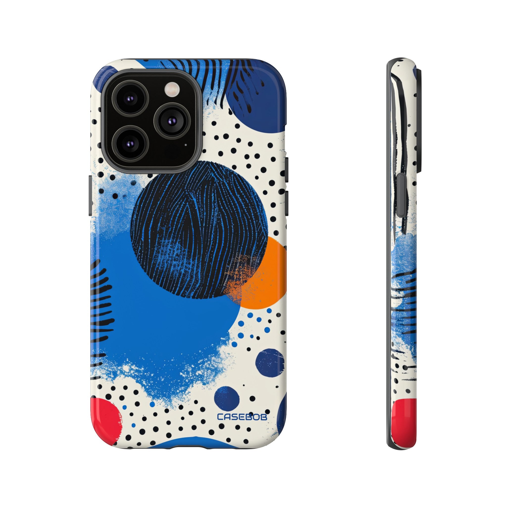 Blue Tranquil Geometry - Protective Phone Case