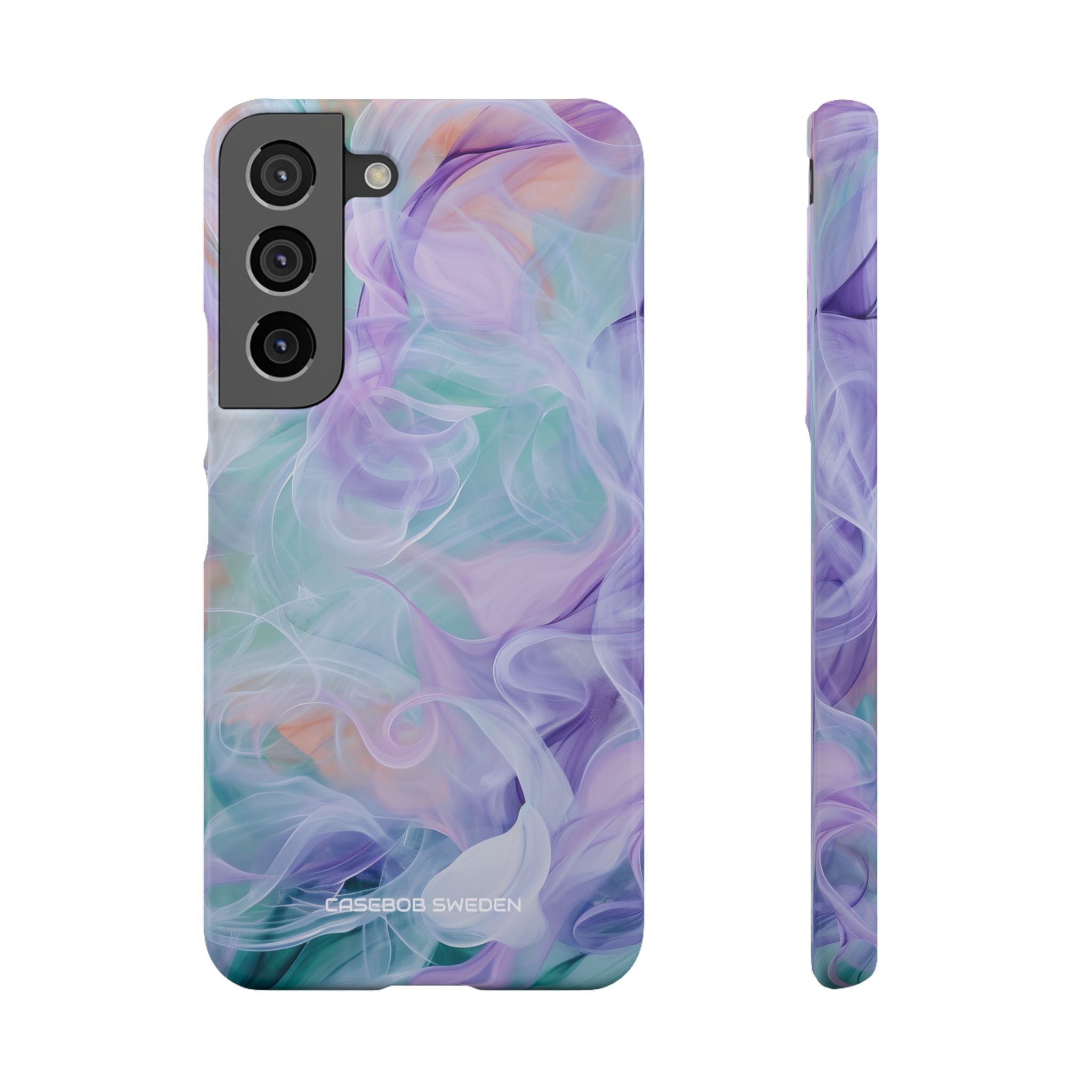 Purple Peach Whirl - Slim Samsung S22 Phone Case