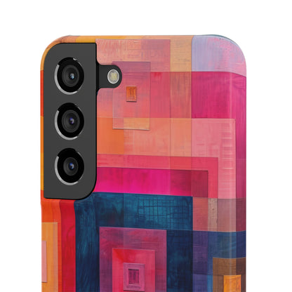 Vibrant Geometry - Slim Samsung S22 Phone Case