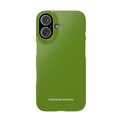 Olive Green - Slim iPhone 16 Phone Case