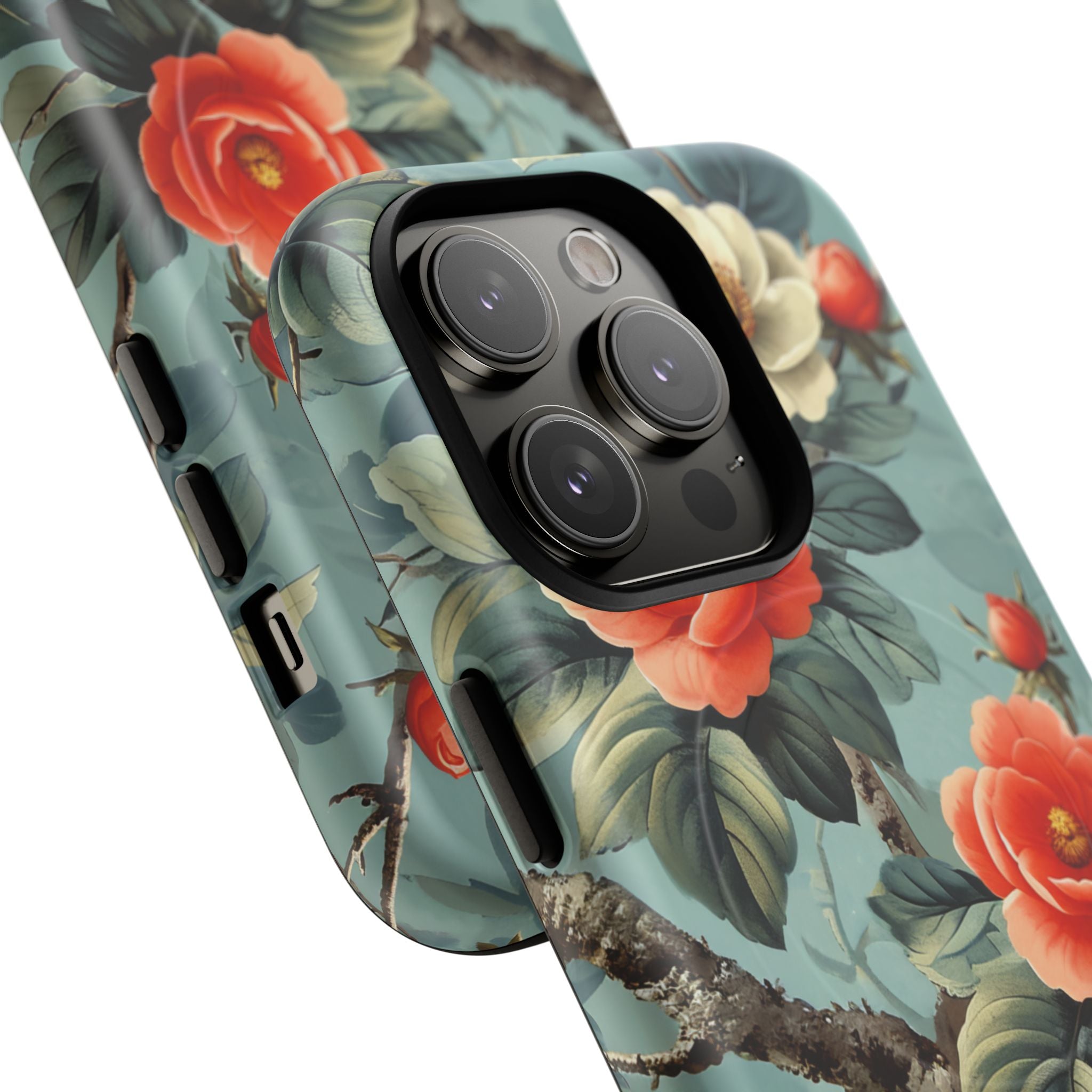 Vintage Floral Romance iPhone 14 | Tough+ Phone Case