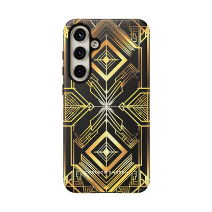 Golden Geometric Opulence Samsung S24 - Tough Phone Case